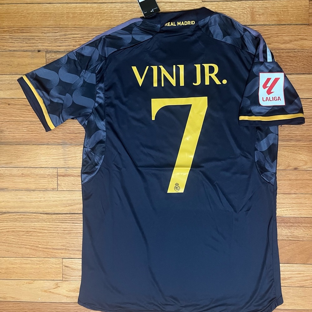 Vini Jr Real Madrid Soccer Jersey 23-24
